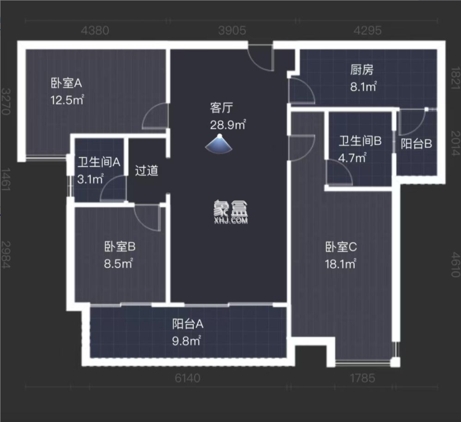 长房湘江府  0室0厅0卫   75.00万