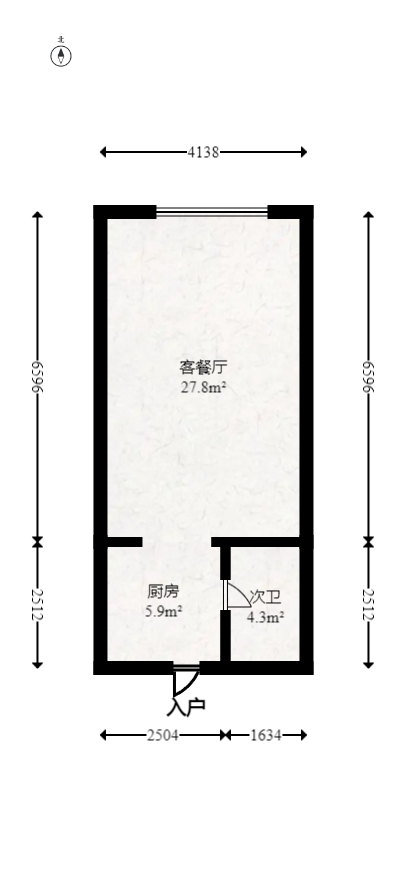 潇湘奥林匹克花园  1室1厅1卫    32.8万室内图1