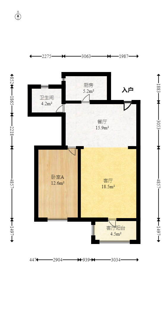 澳海谷山府  4室2厅3卫   88.00万室内图1