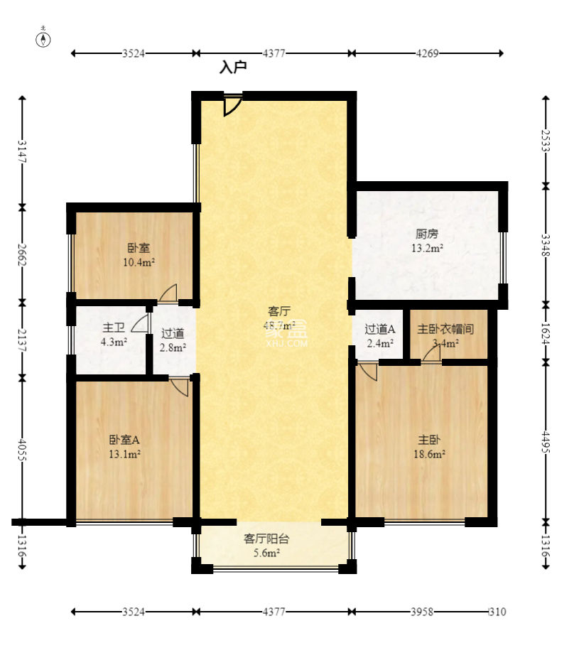 淞雅苑  3室2厅2卫   79.00万