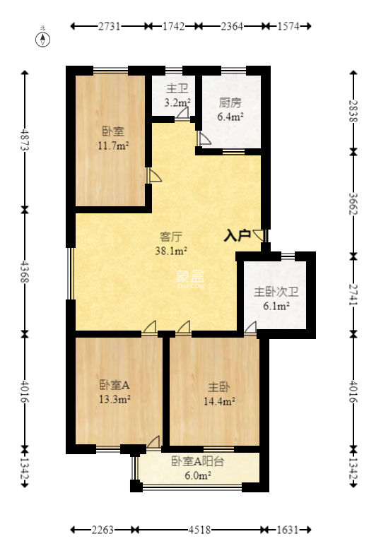 中南汽车世界  3室2厅2卫   46.80万