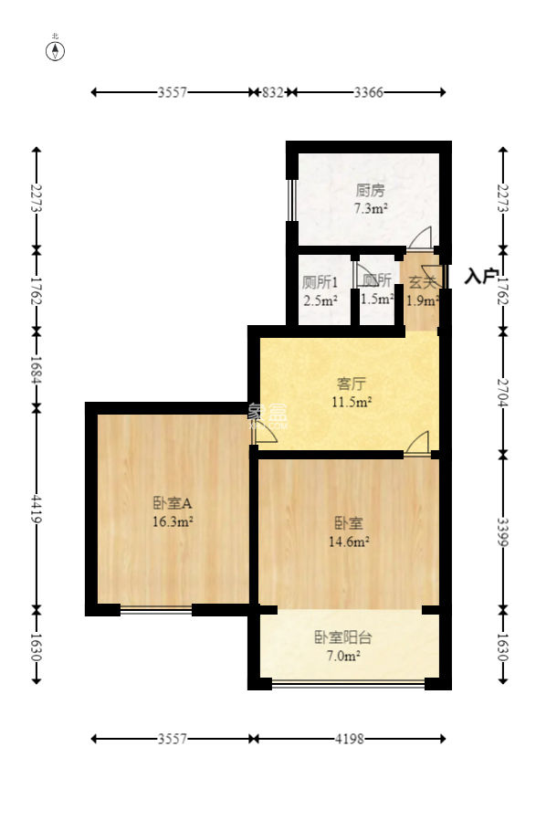 黄鹤小区4片  4室2厅2卫    60.05万