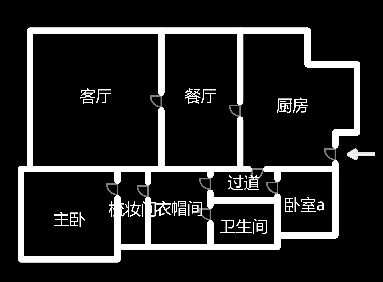会龙山溪谷（住宅）  4室2厅2卫   132.00万室内图1