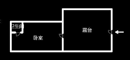 恒大绿洲  1室1厅1卫   21.80万室内图1