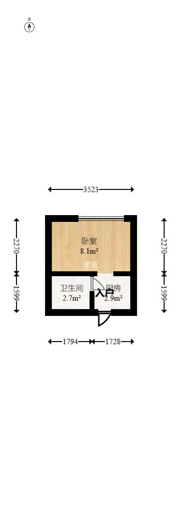 兰亭湾畔  1室1厅1卫   20.00万