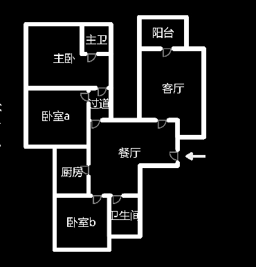 新都汇  3室2厅2卫   59.80万室内图1