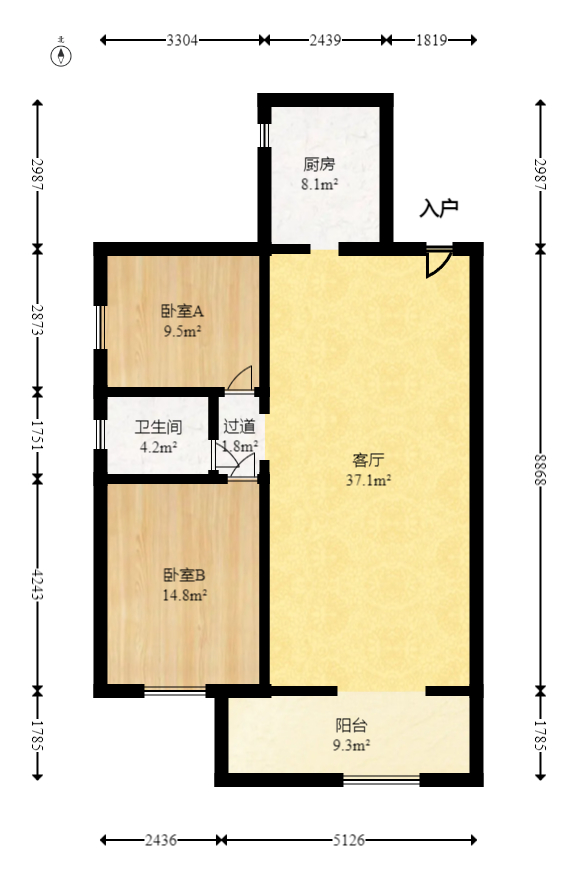 金谷豪庭  0室0厅0卫   61.80万室内图1