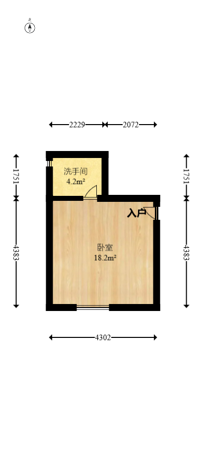 锦泰家园（锦泰商务大厦）  5室2厅4卫   175.00万室内图1