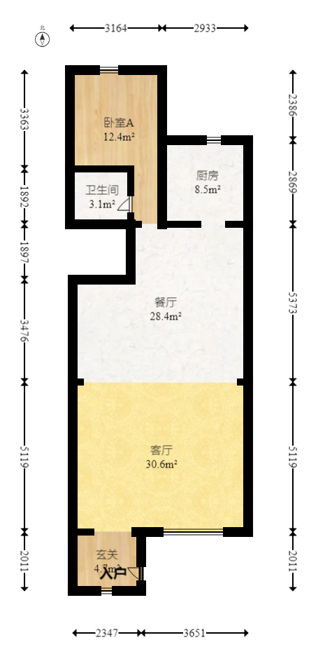 北大资源时光  6室3厅3卫   949.00万室内图1