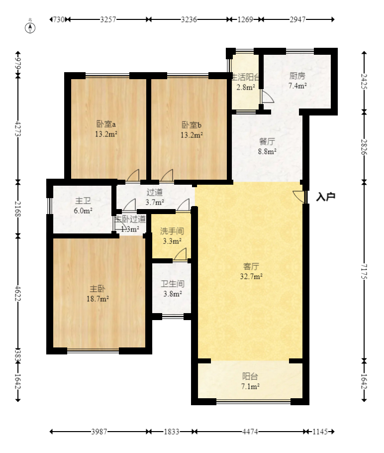 湖南报业文化城(米地亚家园)  4室2厅1卫    100.0万 湖南报业文化城(米地亚家园)  4室2厅1卫    100.0万户型图
