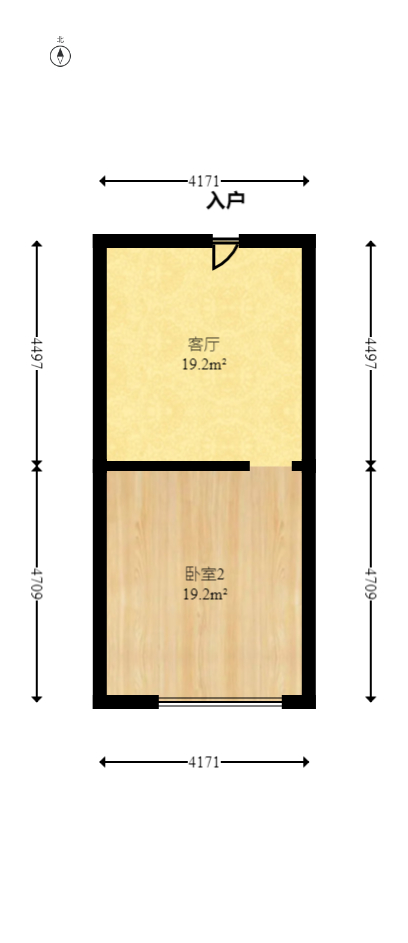万博汇  1室1厅1卫   33.00万室内图1