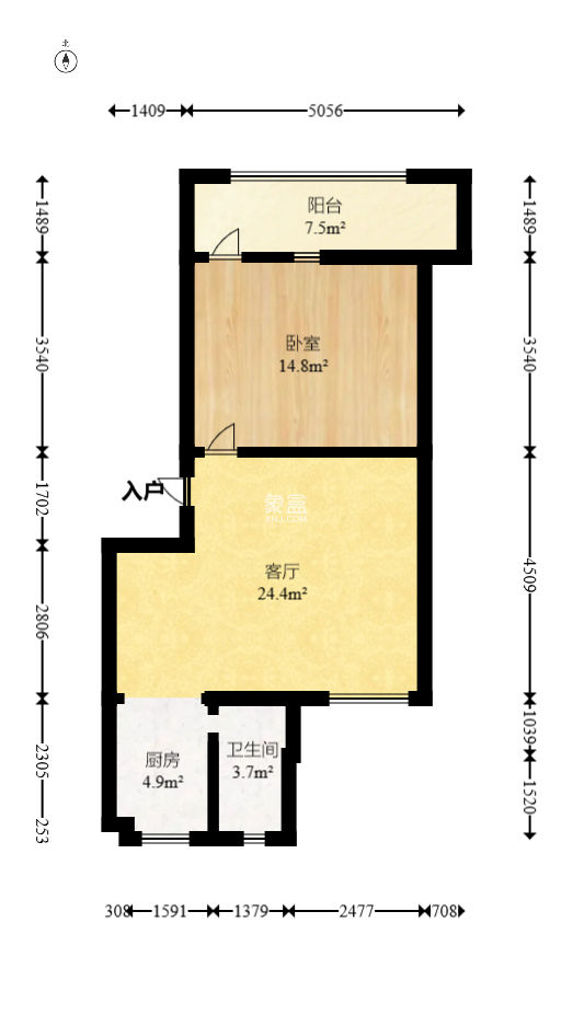 三城花苑（一，二，三期）  3室1厅1卫   36.00万