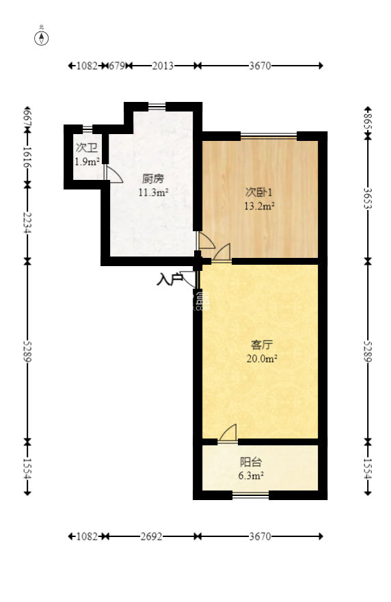 红石咀社区（湖南省第六工程公司宿舍）  1室1厅1卫   35.60万