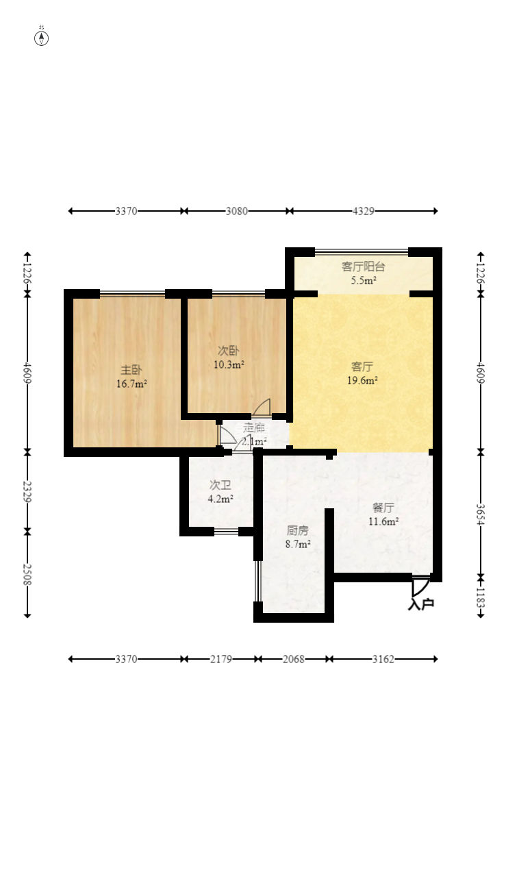 金山小区  3室2厅2卫    155.0万
