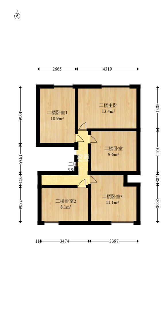城市经典  6室2厅1卫   170.00万