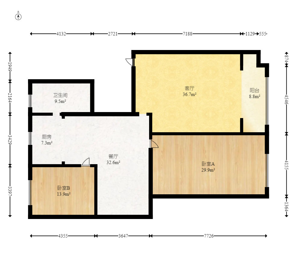城西公寓(西城门第) 5室3厅2卫 139.0万 城西公寓(西城门第) 5室3厅2卫 139.0万户型图