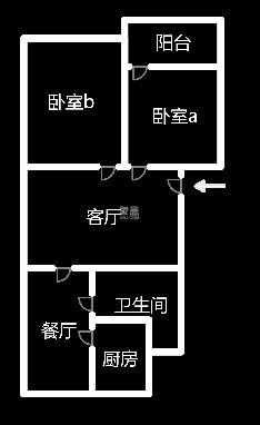邮政培训中心家属区  2室2厅1卫   32.80万