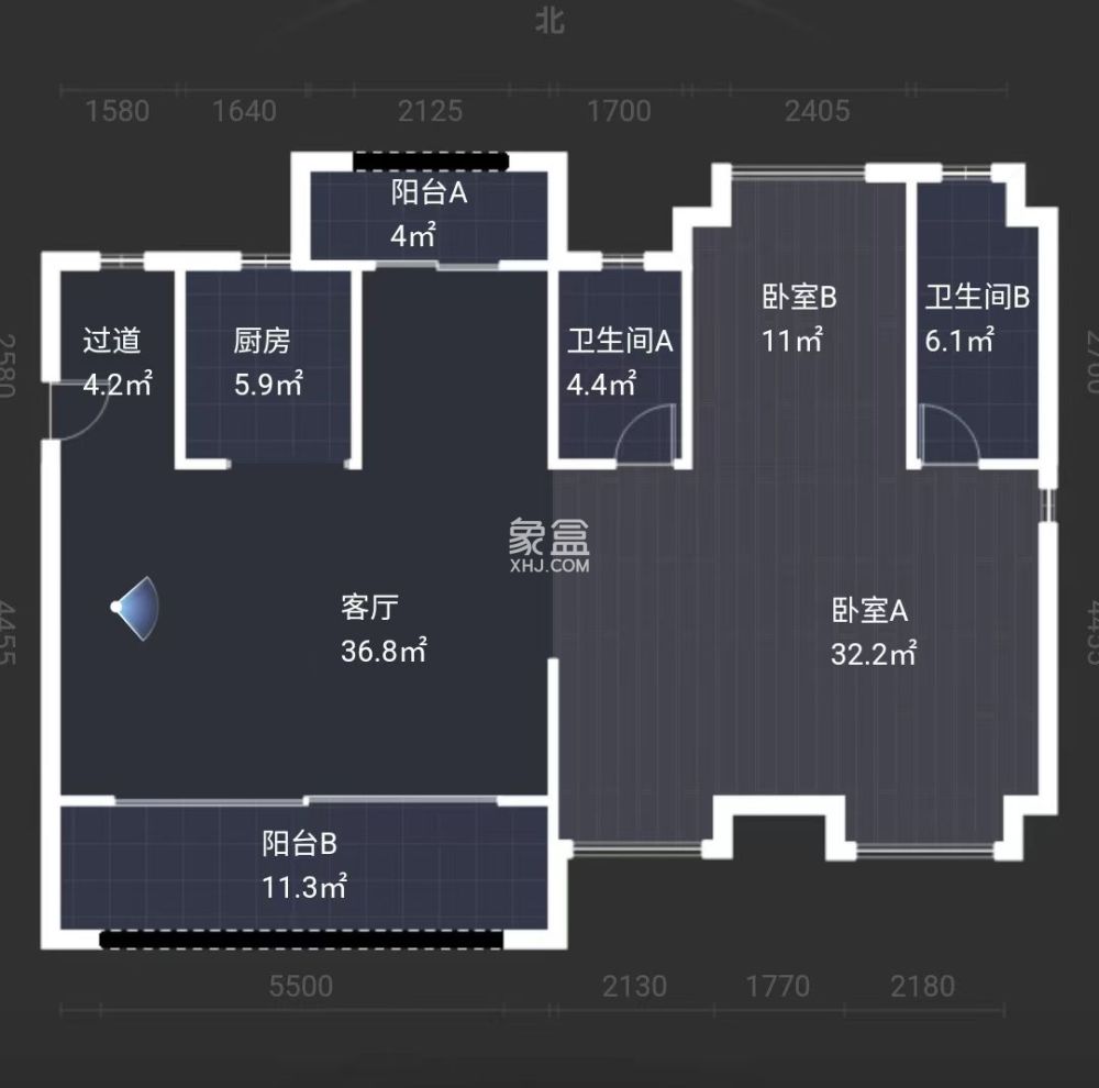 建发央著  4室2厅2卫   110.00万