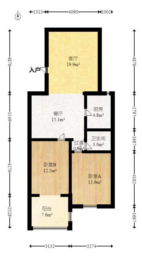 汇城花园  3室2厅2卫   145.00万
