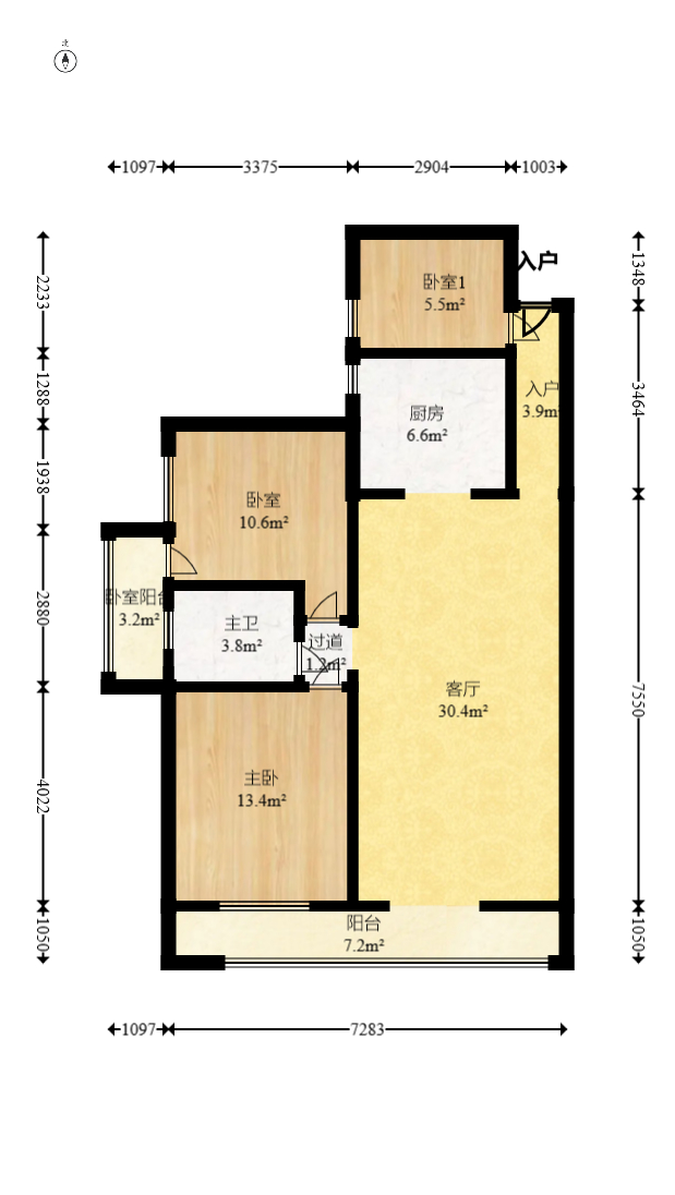 和悦城(蟠龙景苑)  0室0厅0卫    65.0万室内图1