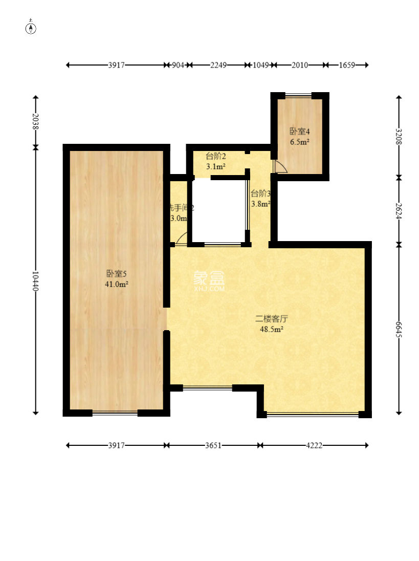上海城小区  5室3厅3卫   180.00万