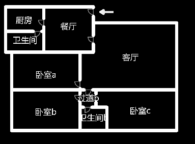 金太阳小区  3室1厅1卫   52.00万室内图1