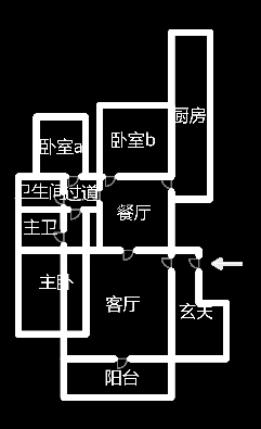 领秀资江  3室2厅2卫   89.80万室内图1