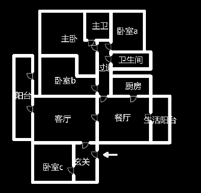碧桂园  4室2厅2卫   106.80万室内图1