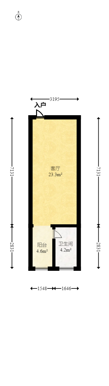 中建芙蓉嘉苑  1室1厅1卫   29.00万室内图1