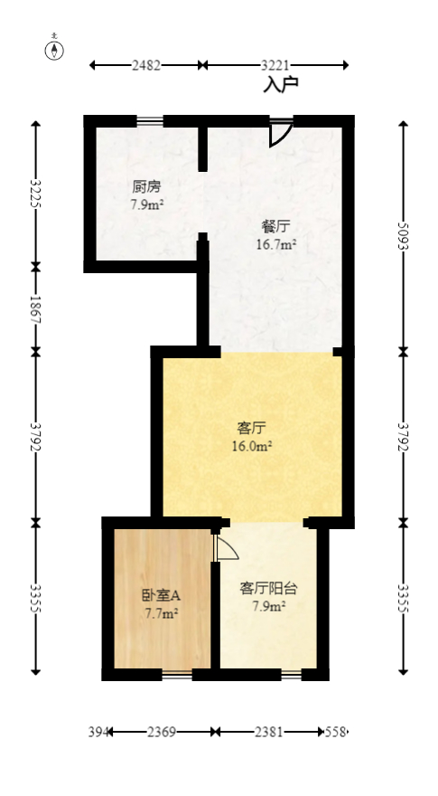 世茂铂翠湾二期  4室2厅2卫   200.00万室内图1