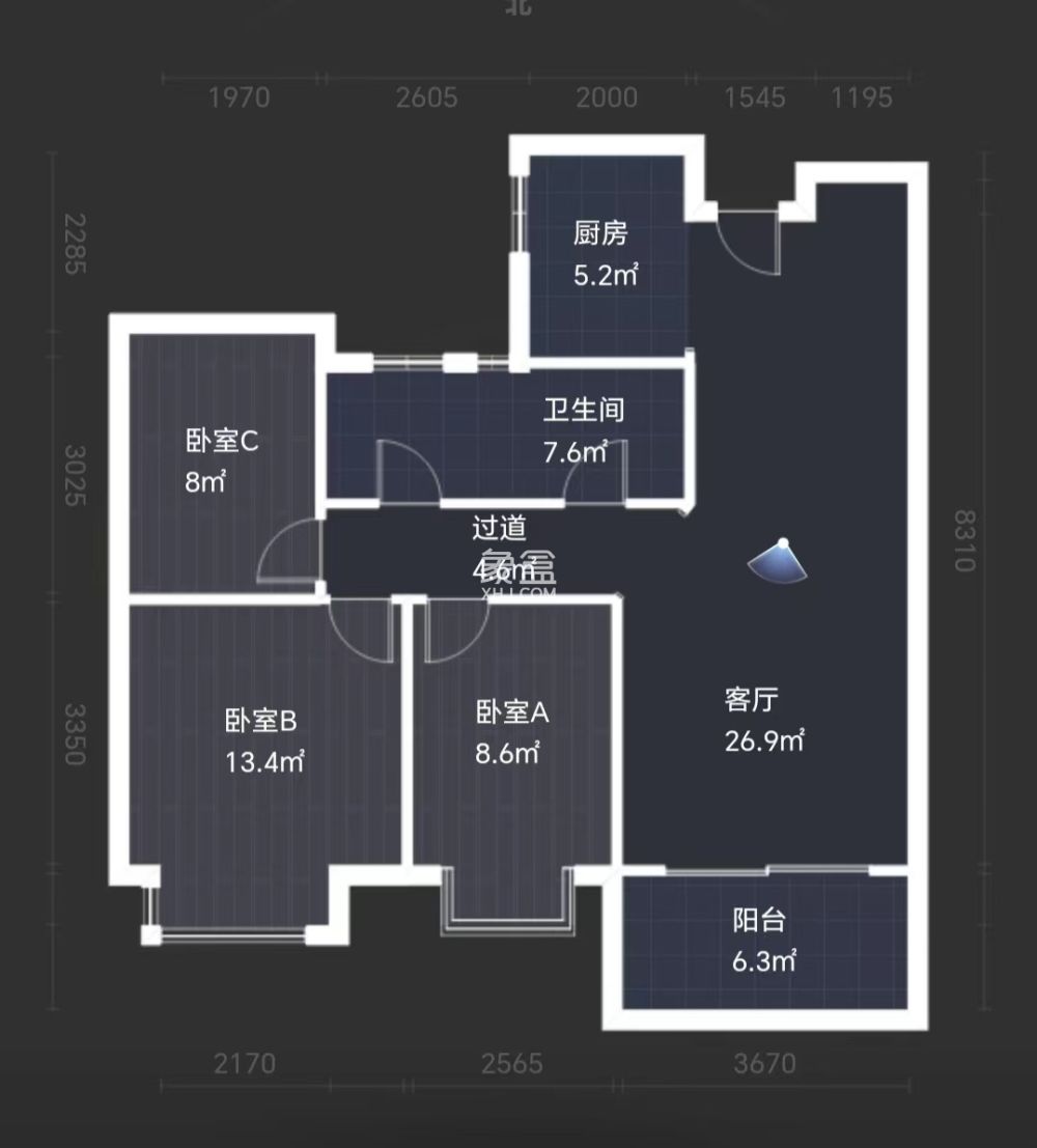 春藤小镇  3室2厅2卫    92.0万