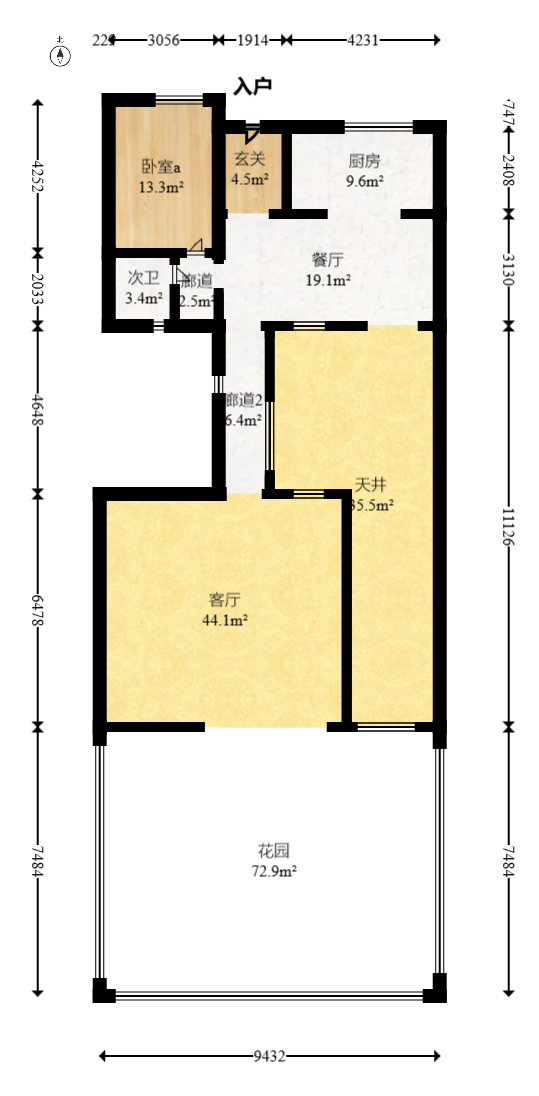 保利麓谷林语G区  6室3厅5卫   566.00万室内图1