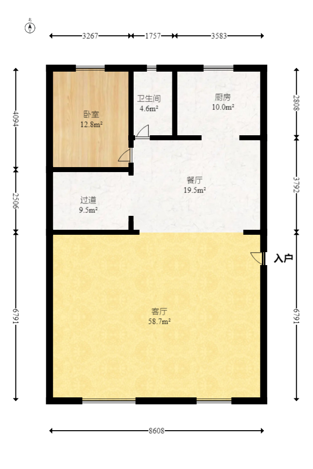 龙湖璟宸原著(龙湖紫宸)  4室3厅3卫    410.0万 龙湖璟宸原著(龙湖紫宸)  4室3厅3卫    410.0万户型图