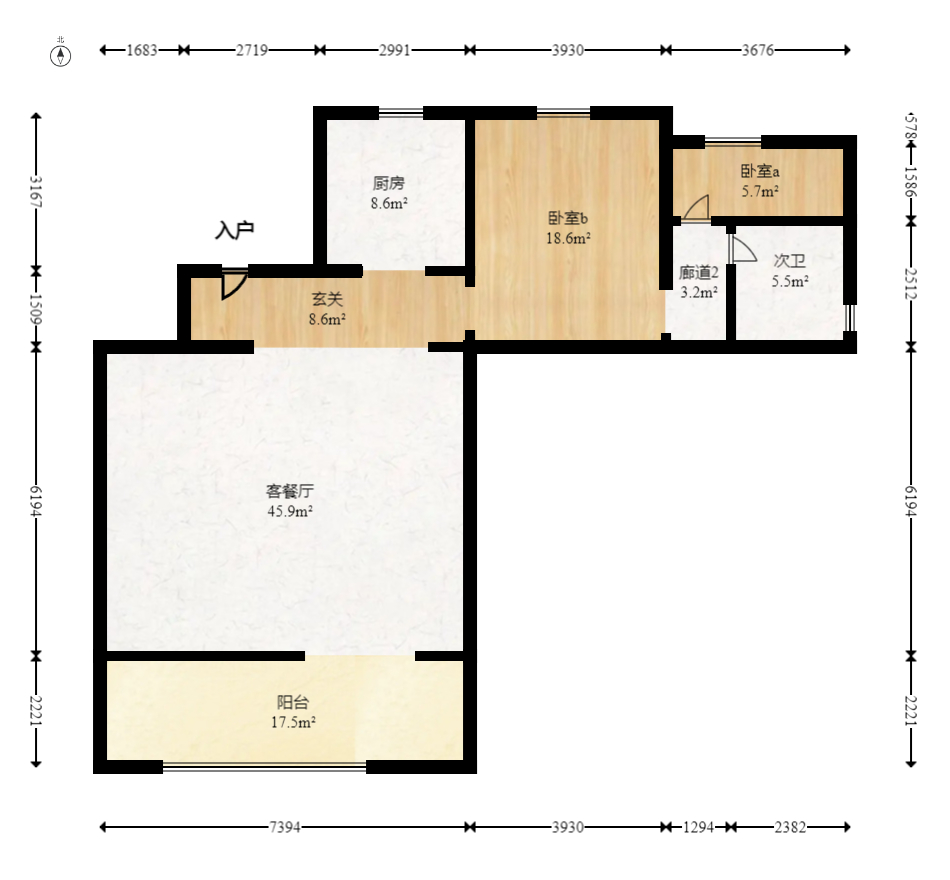 建发央著  4室2厅2卫   295.00万室内图1