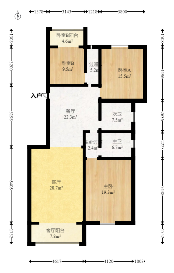 东南雅苑  3室2厅2卫    85.0万 东南雅苑  3室2厅2卫    85.0万户型图