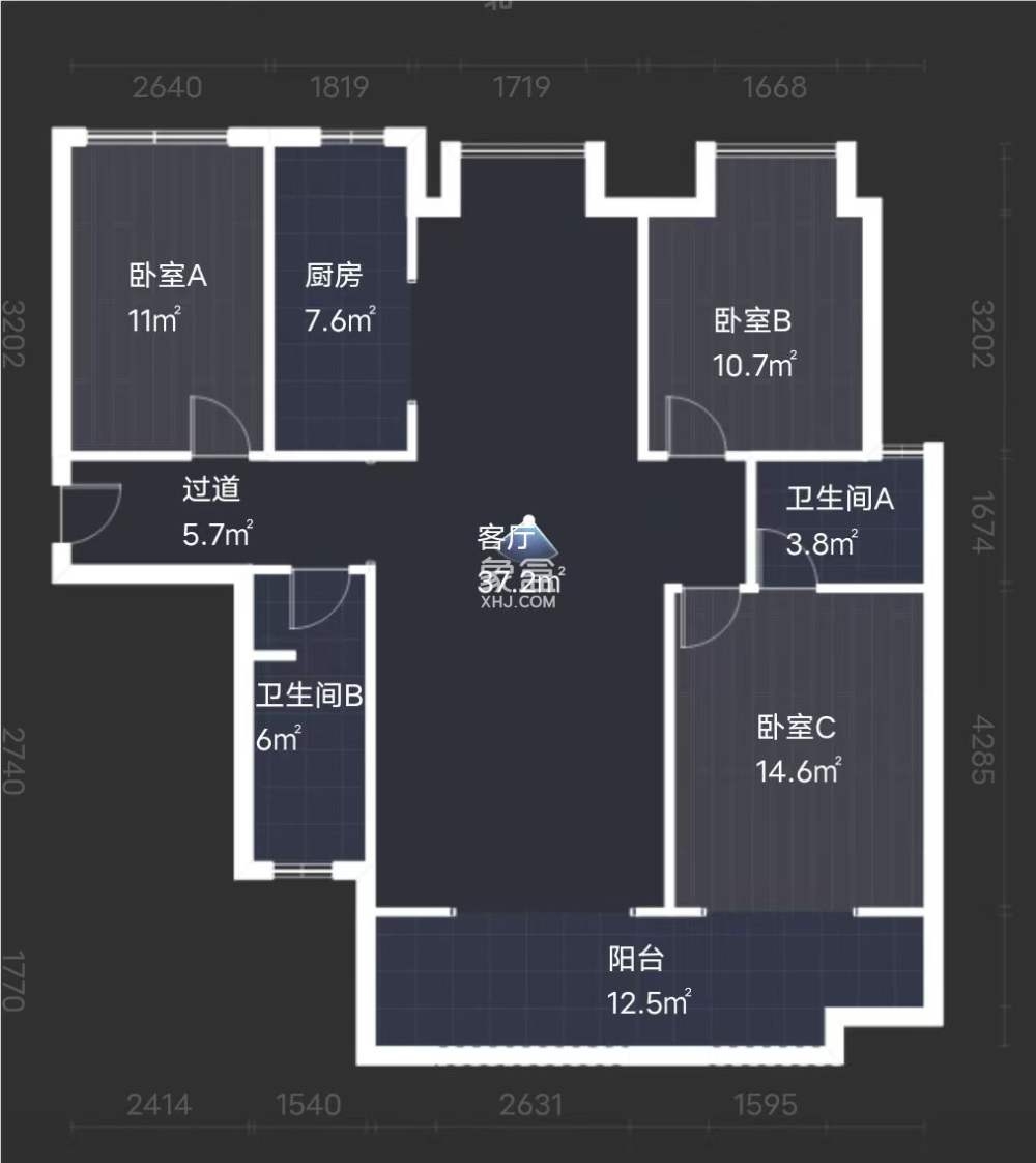 玫瑰御园  4室2厅2卫   75.00万