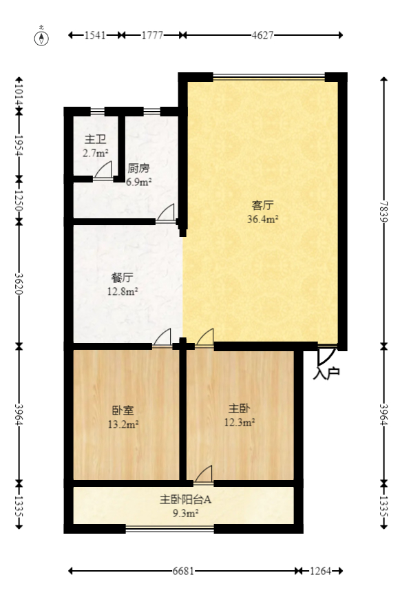星邻西苑(长沙县星沙广播电视局宿舍) 2室2厅1卫 40.8万 星邻西苑(长沙县星沙广播电视局宿舍) 2室2厅1卫 40.8万户型图