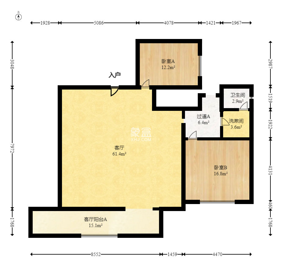 万科里金域国际  5室3厅3卫   650.00万