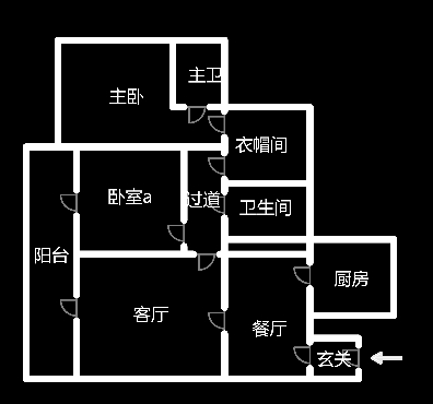 金科集美东方  3室2厅2卫   64.80万室内图1