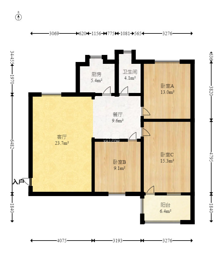 群芳园  3室2厅1卫    55.0万