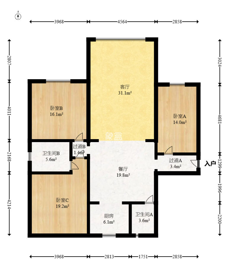 鑫天山城明珠  3室2厅2卫    49.0万