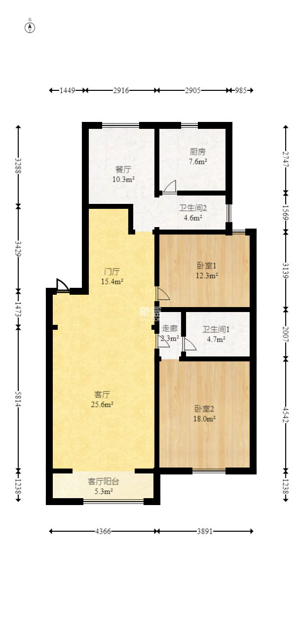 大为农博嘉园  4室3厅3卫   129.00万
