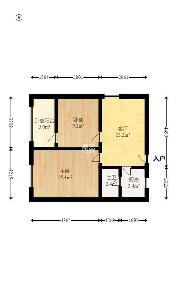 朝阳一、二村  2室1厅1卫   43.70万