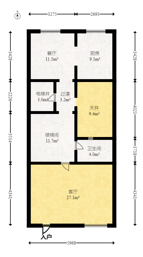 华润桃源里 5室2厅3卫 158.0万 华润桃源里 5室2厅3卫 158.0万户型图