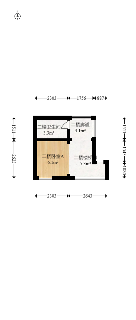 邦盛水岸御园  3室2厅2卫   65.00万室内图1
