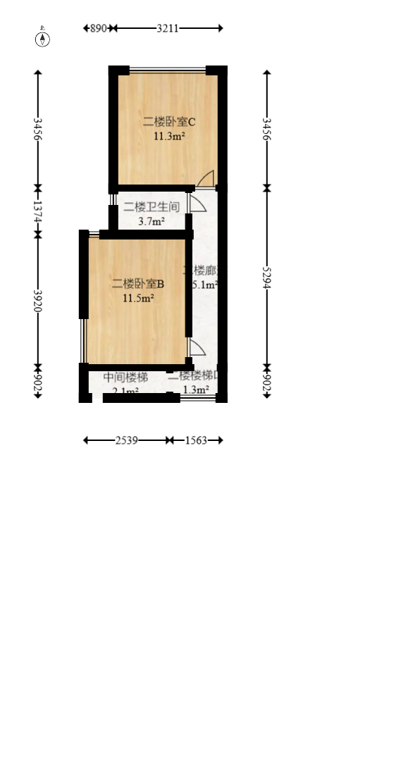 邦盛水岸御园  4室2厅2卫   92.00万室内图1