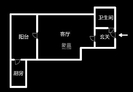 鑫天国际（鑫天偶遇）  1室1厅1卫   39.80万