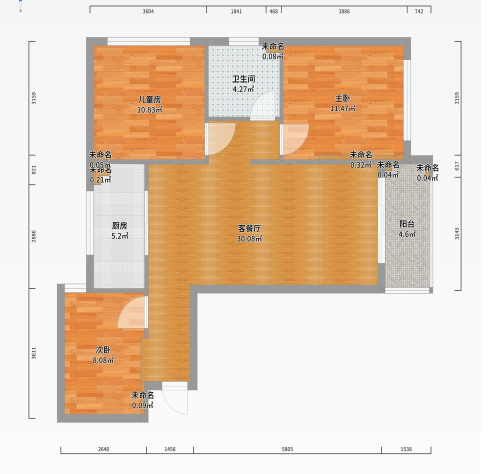 和顺天河广场(型格广场) 3室1厅1卫 63.8万 和顺天河广场(型格广场) 3室1厅1卫 63.8万室内图