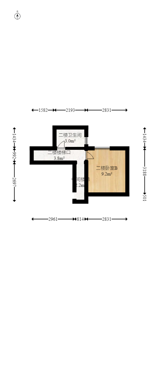 邦盛水岸御园  3室2厅2卫   68.00万室内图1