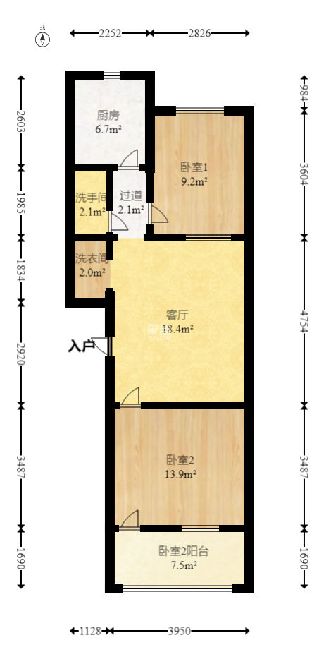 红旗社区  2室1厅1卫   35.00万
